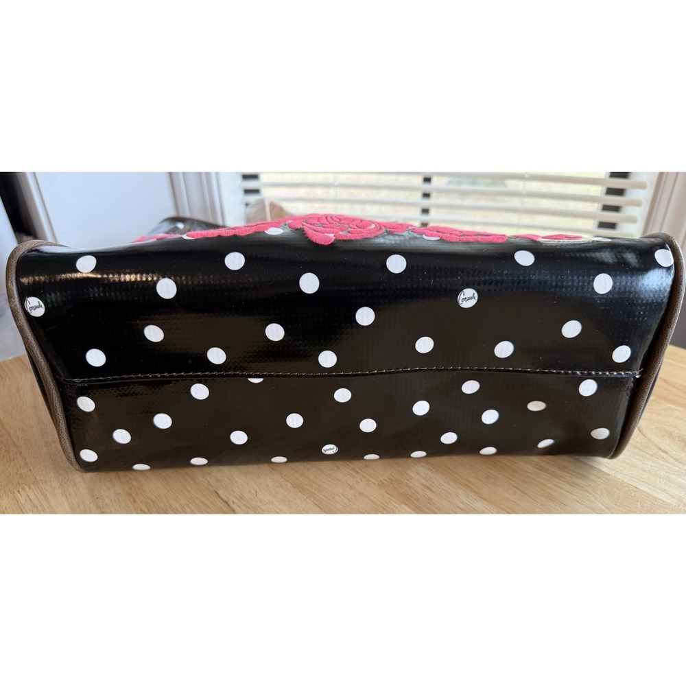 Consuela Black Polka Dot Pink Valentina Tote Retired Large‎ NWT  **READ** - Picture 15 of 16